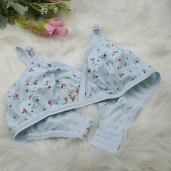 4-Piece Summer Fabric Printed Bra (PACK OF 4)