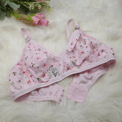 4-Piece Summer Fabric Printed Bra (PACK OF 4)